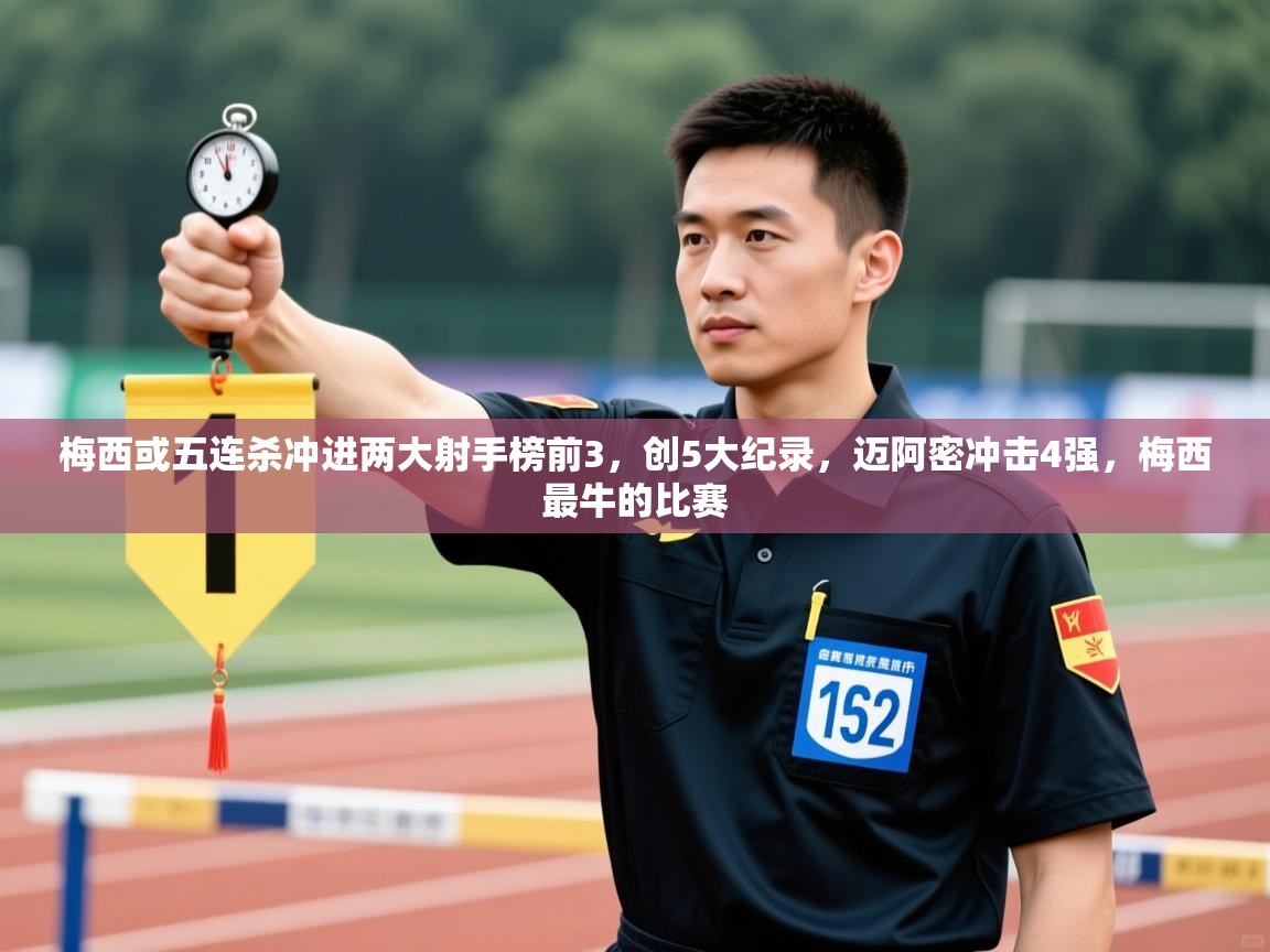 开云邀请码-梅西或五连杀冲进两大射手榜前3，创5大纪录，迈阿密冲击4强，梅西最牛的比赛